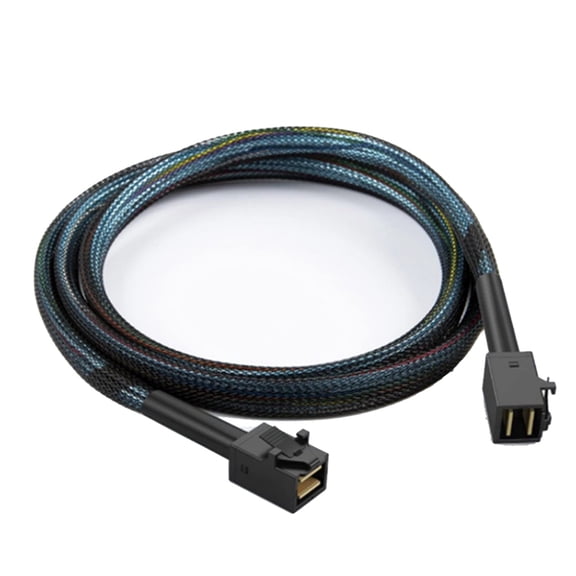 Server Backplane 0.5m SFF-8643 to SFF-8643 SAS Cable for HDD SSD High-Speed Data Transfer
