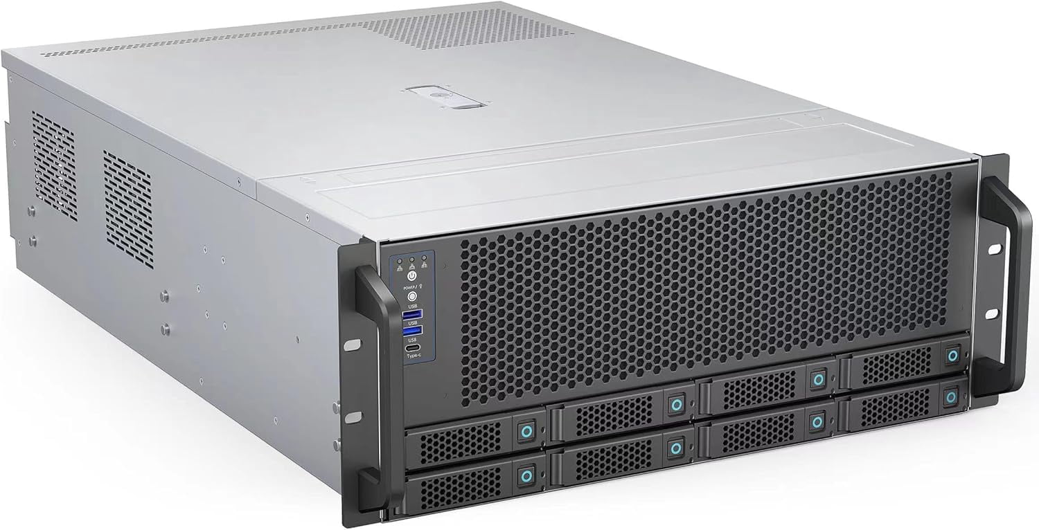 Server Chassis Rackmount Case | Bays Devices| | Front Panel Lock and ...