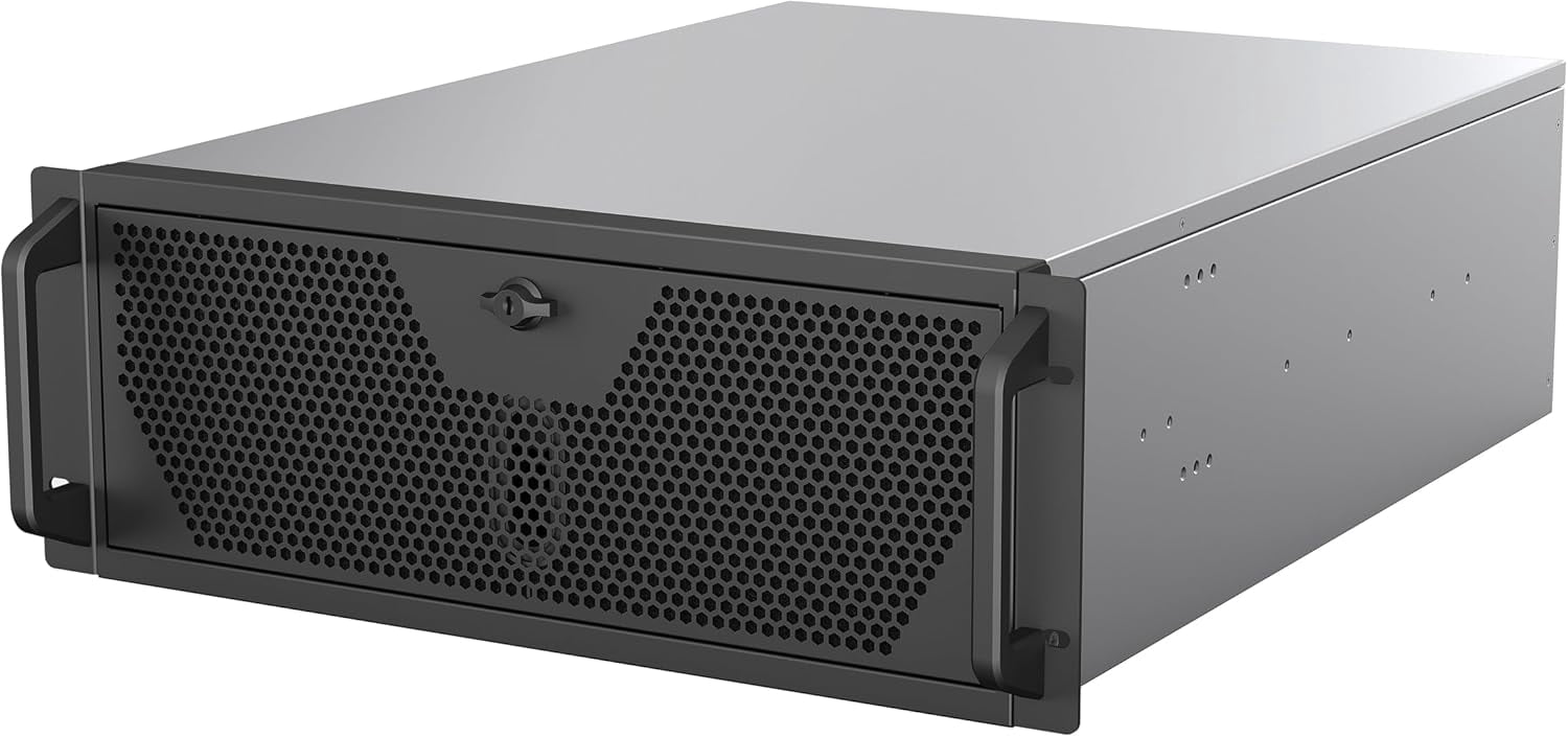 Server Chassis Rackmount Case | Bays Devices| | Front Panel Lock and ...