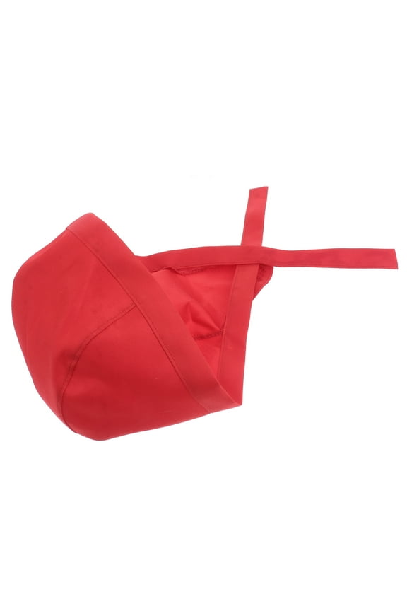 Chefs Hats for Adults Red Canvas 1 Set