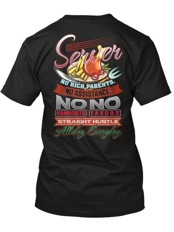 Server- Past Buyers Exclusive T-Shirt Made in the USA Size S to 5XL