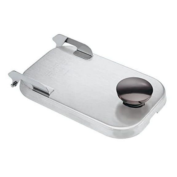 Server Products Stainless Steel Hinged Lid for Countertop Condiment Dispenser Jars, Model 82545, Compatible With Servers Deep or Shallow Fountain Jars