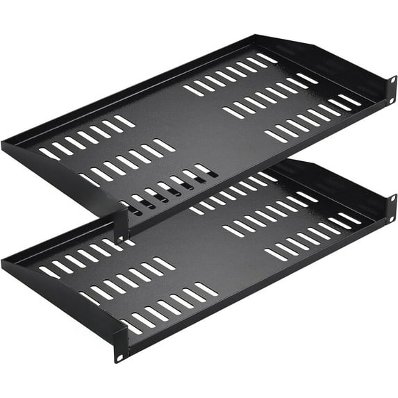 Server Rack Shelf, Universal Vented Rack Mount Cantilever Tray for Wall ...