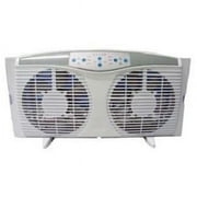 ServerUSA 8 3-Speed Twin Reversible Window Fan with LED Display, Corded Electric