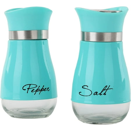 Servette Home Basic Salt & Pepper Shakers - Aqua