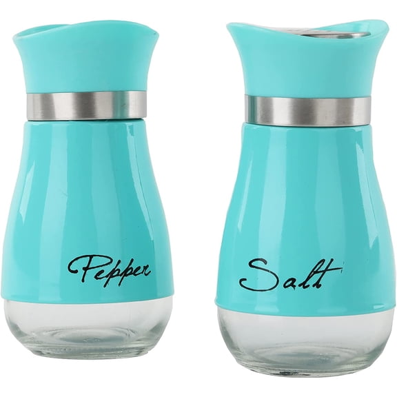 Servette Home Basic Salt & Pepper Shakers - Aqua