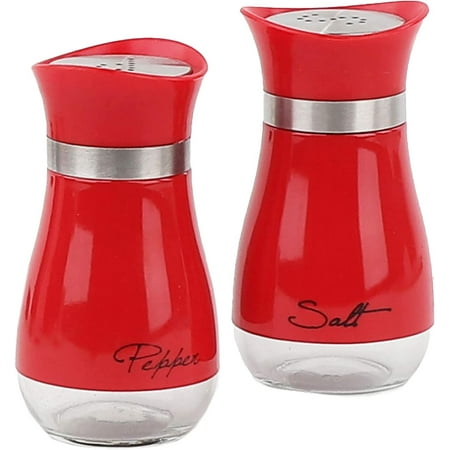 Servette Home Basic Salt & Pepper Shakers - Red