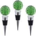 thumbnail image 1 of Servette Home Cactus Glass Wine Bottle Stopper - Set of 3 (Cactus), 1 of 6