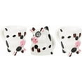 thumbnail image 1 of Servette Home Ceramic Cute Upside Down Espresso Mini Coffee Mug Set of 3-Cow, 1 of 5