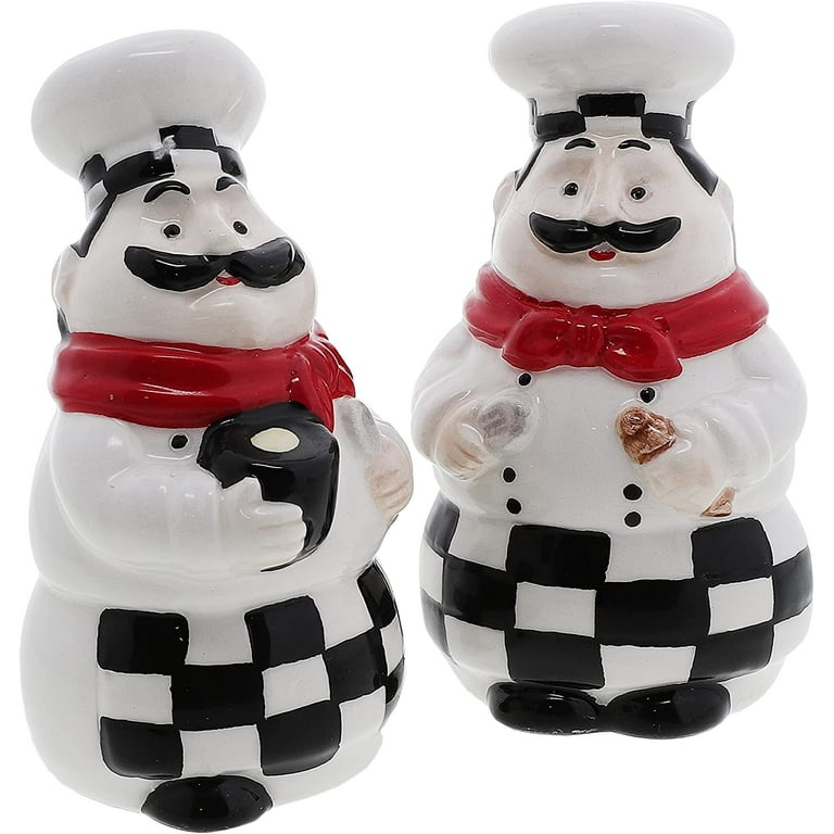 Chef salt best sale and pepper shakers