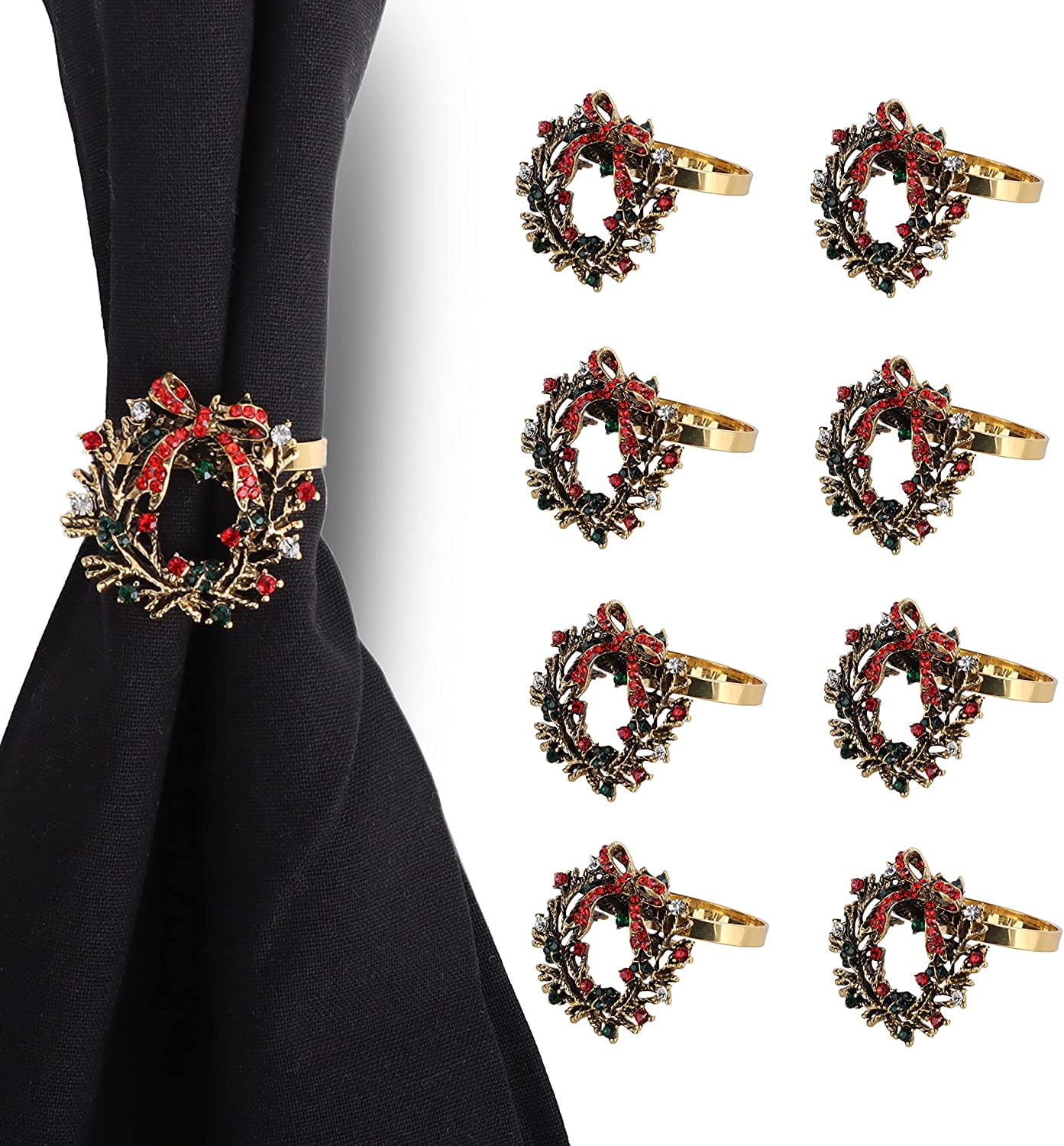 Servette Home Wreath Napkin Rings
