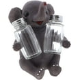thumbnail image 1 of Servette Home Jungle Animals Kitchen Décor Novelty Salt and Pepper Shaker Set with Holder - Baby Elephant, 1 of 5