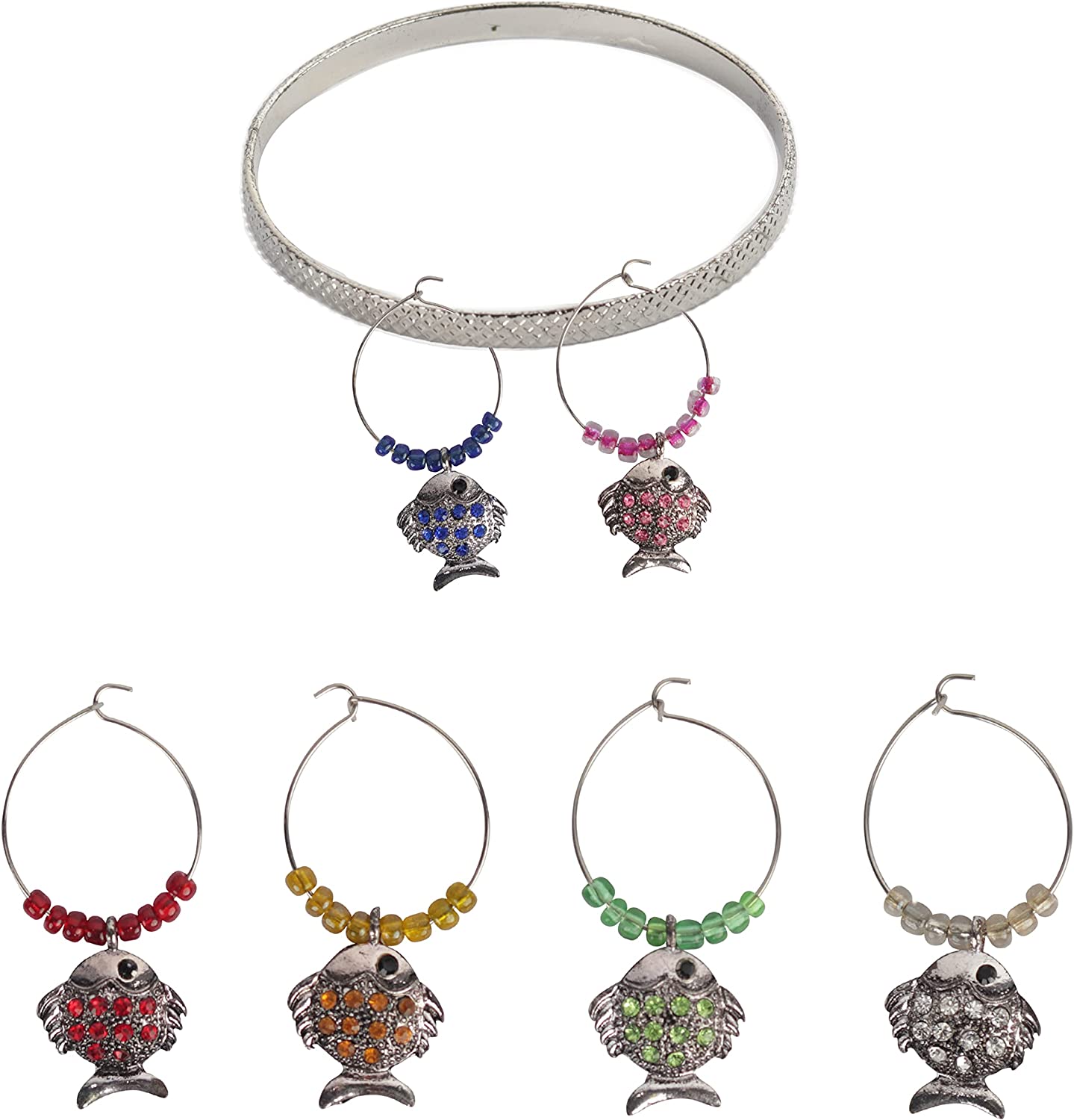 True Swirl™ Glass Wine Charms