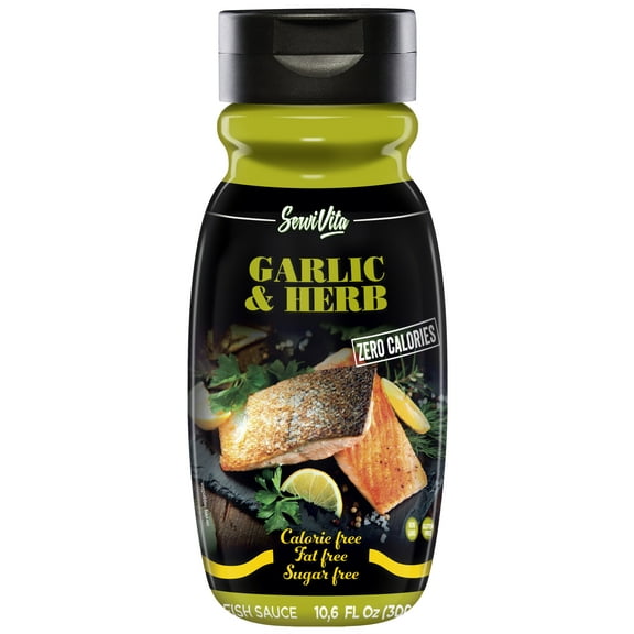 ServiVita Zero Calories Garlic & Herb, 10.6 Fl Oz
