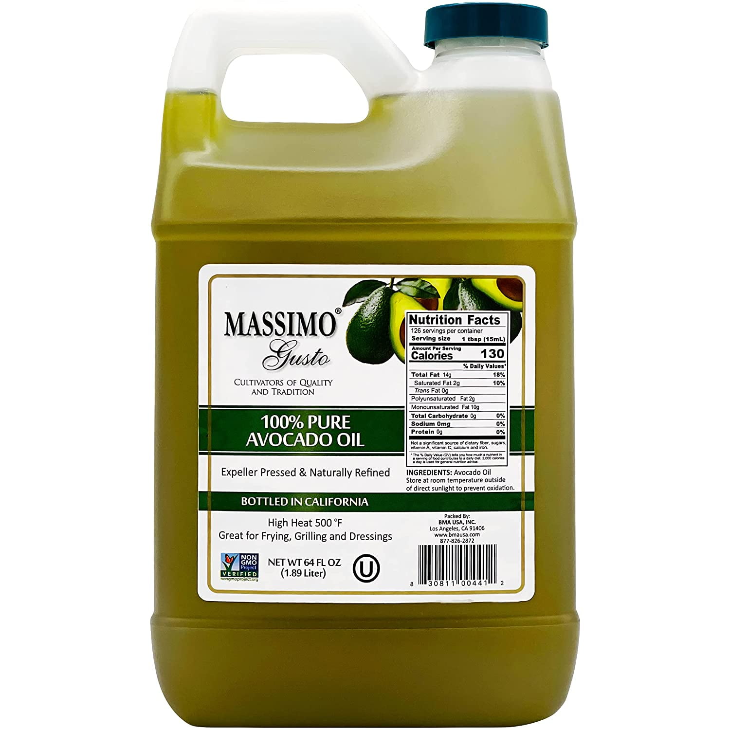 Service Avocado Oil 1/2 Gallon (64 FL OZ)