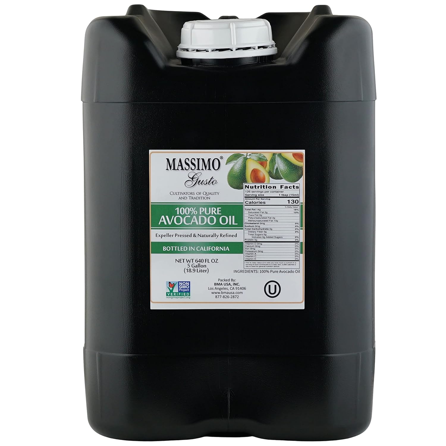 Service Avocado Oil 5 Gallon Bulk (640 FL OZ)