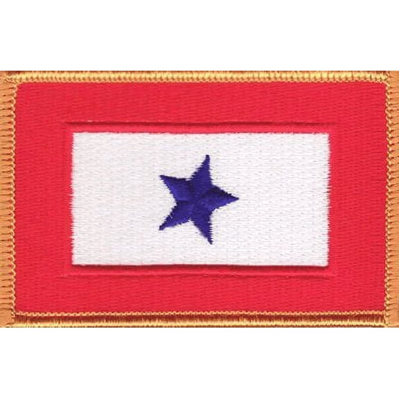 Service Banner iron-on embroidered patch
