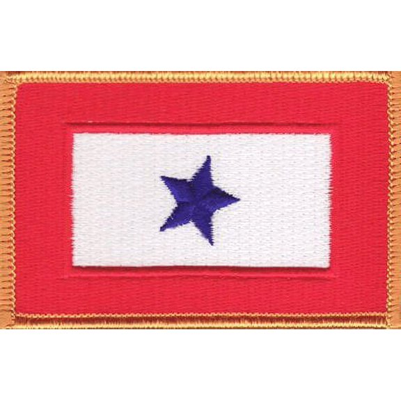 Service Banner iron-on embroidered patch