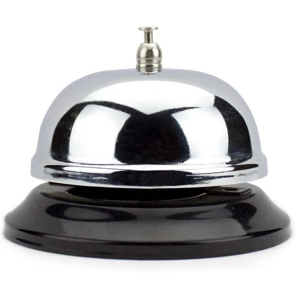Service Bell with Black Base by (10cm) by