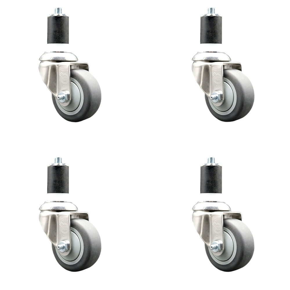 Service Caster Brand 3.5 Inch 316 Stainless Steel Light Duty Swivel