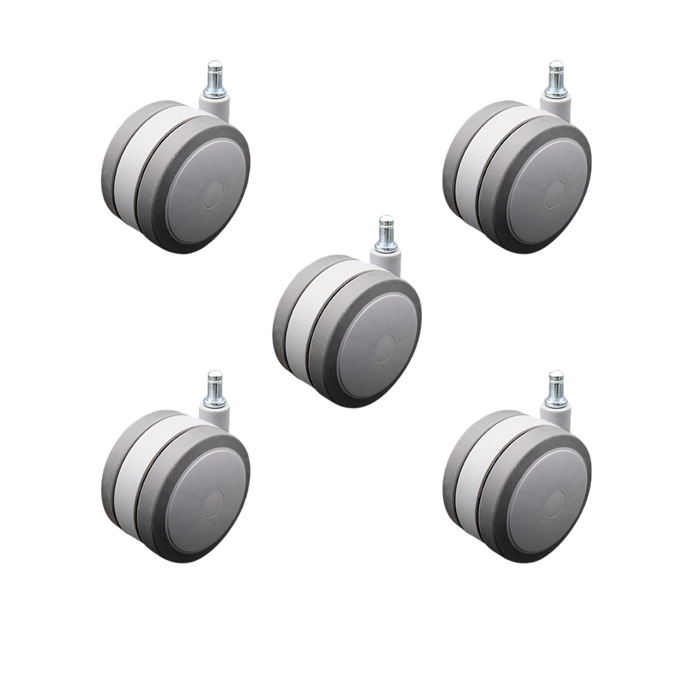 Service Caster Brand 4 Inch Extra Large Office Chair Stem Casters Set