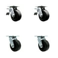 thumbnail image 1 of Service Caster Brand Replacement Caster Set for Husky Mobile Workbench HOLC6214BB1MYS, 1 of 2