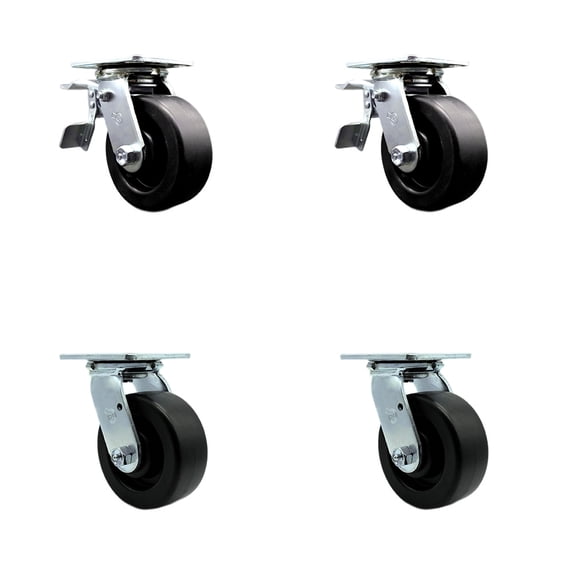 Service Caster Brand Replacement Caster Set for Husky Mobile Workbench HOLC6214BB1MYS