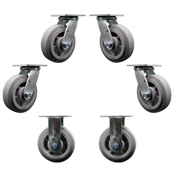 Service Caster Brand Replacement Caster Set for Magliner U-Boats