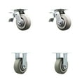 thumbnail image 1 of Service Caster Brand Replacement Caster Set for Milwaukee Work Cart 48-22-8590, 1 of 2
