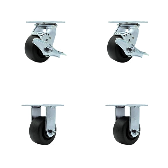 Service Caster Brand Replacement Set for Knaack Casters Model 495