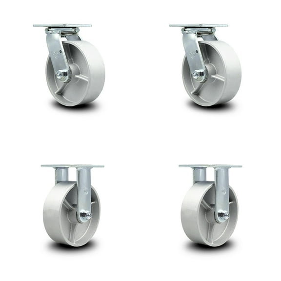 Service Caster Brand Replacement Set for Uline Casters H-2112