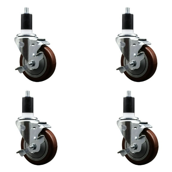 Service Caster Brand Replacement Set for Uline Worktable H-5746
