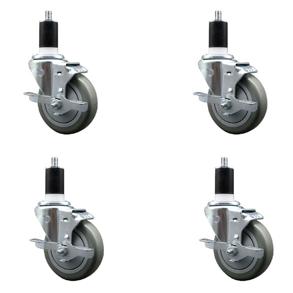Service Caster Brand Replacement Set for Uline Worktable H-5746