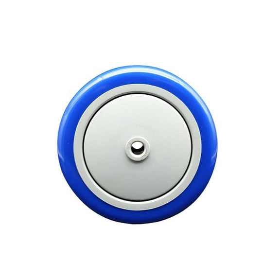 Service Caster GRA-SCC-PPUB514-BLUE-516 Replacement Wheel for Grainger Wheel 1KB29 26Y443 - 5 in. Blue Polyurethane Wheel with Precision Ball Bearing - 0.31 in. Bore