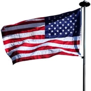 Service First 30 Foot Sectional Flagpole Kit - Freedom Edition Black