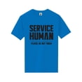 thumbnail image 1 of Service Human:Please Do Not Touch Short Sleeve Neon T-Shirt, 1 of 1