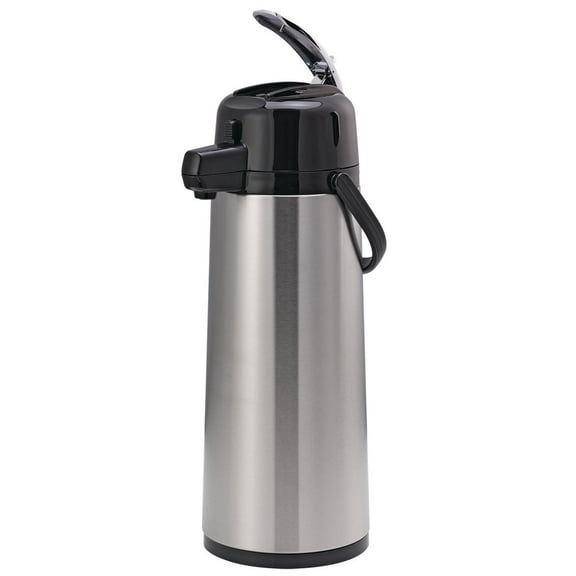 Service Ideas ECAL25S Eco-Air Airpot with Lever Lid, 2.5 L, Glass vacuum insulated