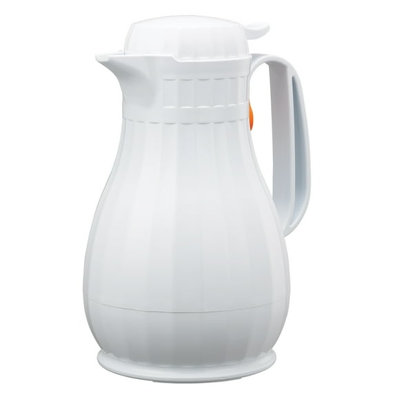 Service Ideas ECO13WH Eco-Serv Server, BPA-free, Foam Insulated Carafe, 44 Ounces, White