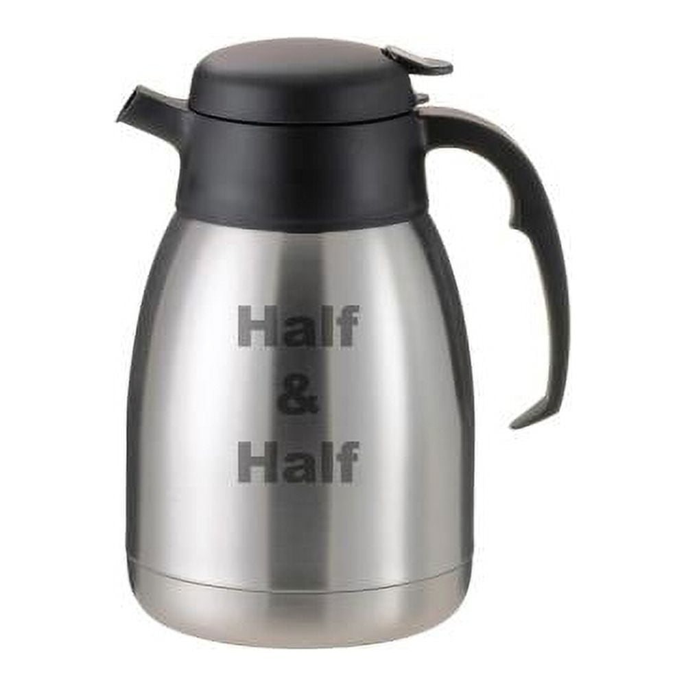 Service Ideas FVPC15HALFET 1 1/2 L SteelVac™ Half & Half Creamer