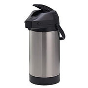 Service Ideas SVAP30L Lock N Carry Stainless Vacuum Insulated Airpot, Lever Lid, 3 Liter, Brushed