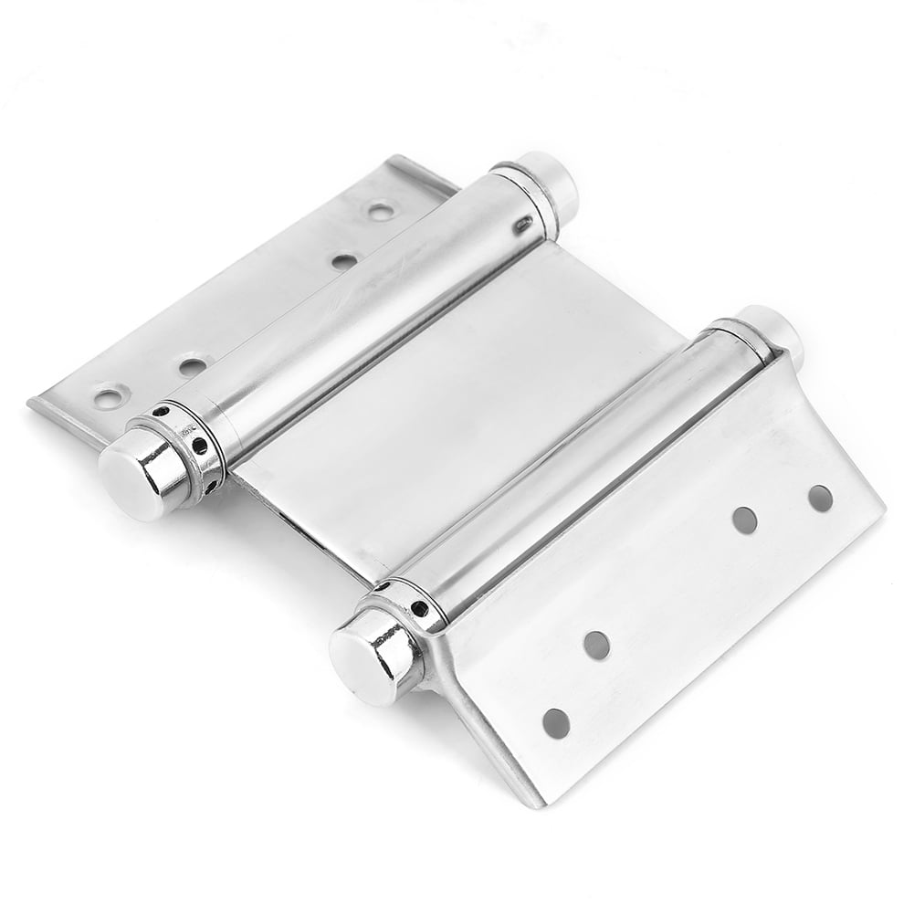 Service Life Silver Exquisite Craft Door Hinge, Double Action Spring