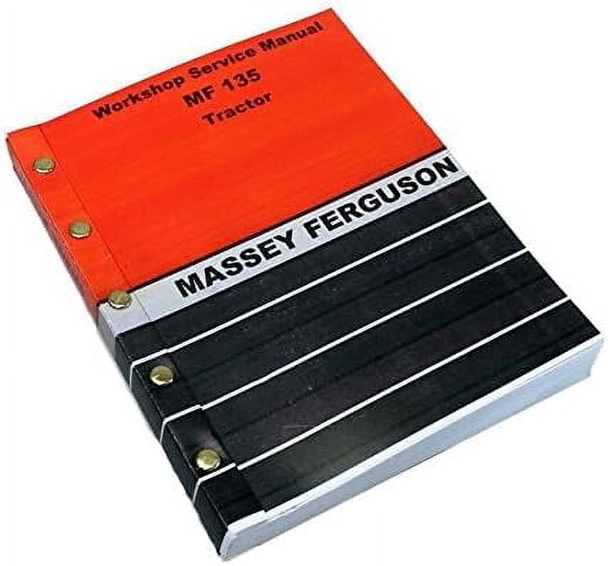 Fsm 135 Service Manual for Massey Ferguson 135 Tractor Repair Workshop Shop ...