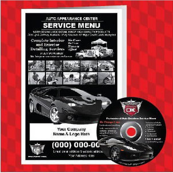 Service Menu Brochure CD