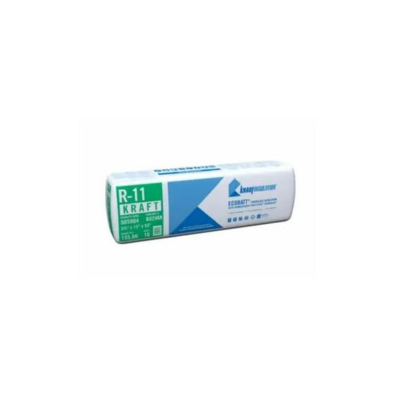 Service Partners 147285 15 x 93 in. 155 sq. ft. R11 Kraft Batt Insulation
