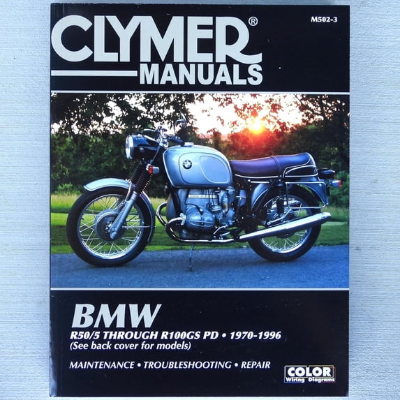Service & Repair Manual for BMW R50 R60 R65 R75 R80 R90 R100 R100RS R100RT 1970-1996