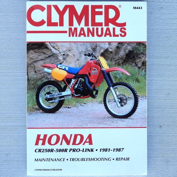 Service & Repair Manual for Honda CR250 CR450 CR480 CR500 CR250R CR450R CR480R CR500R CR 250 450 480 500 Dirt Bike 1981-1987