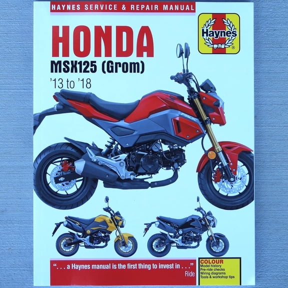 Service & Repair Manual for Honda Grom 125 2013-2018