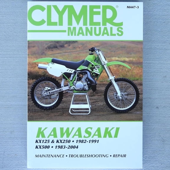 Service & Repair Manual for Kawasaki KX125 KX250 1982-1991 & KX500 1983-2004