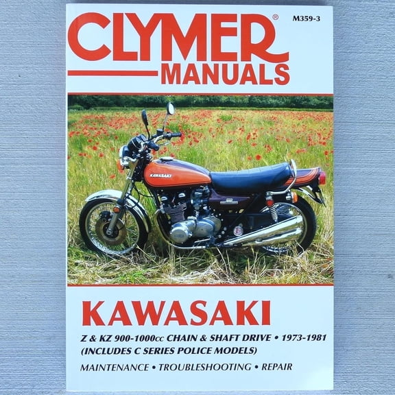 Service & Repair Manual for Kawasaki KZ900 KZ1000 Z KZ 900 1000 Z1 Z1R Police 1973-1981
