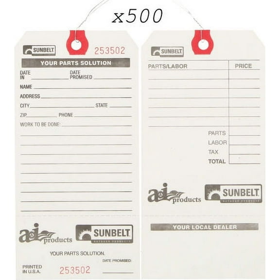 Service Repair Tags B1AC1000 - Box of 500